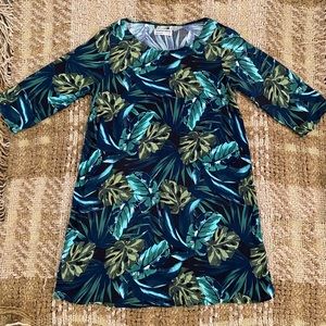 American Apparel Tropical Print Shift Dress